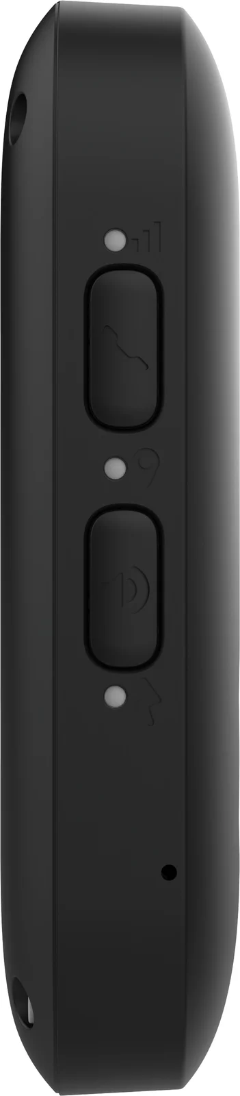 SOS-Knop Plus 4G zwart, zijkant met de knoppen