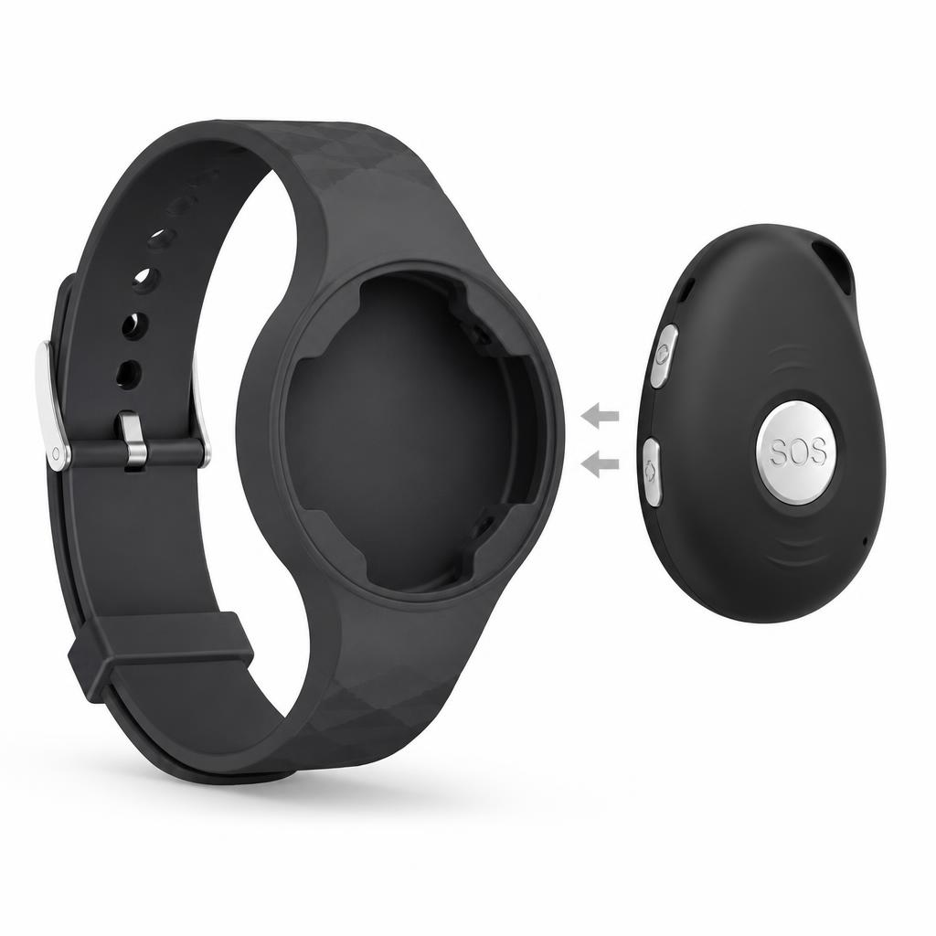 Polsband SOS-Knop
